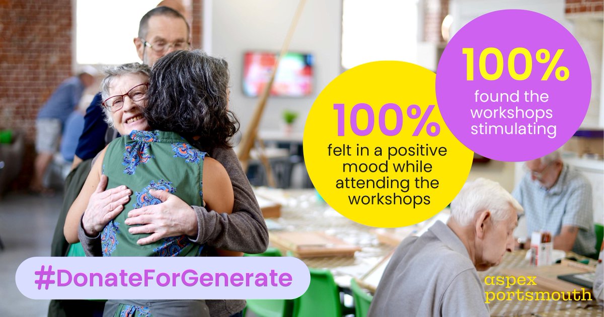 aspexportsmouth's tweet photo. #DonateForGenerate and help us to reach our target of £10,000 to continue this vital project. We’re offering some fantastic rewards as a token of appreciation for your generosity!
Follow the link to make a pledge https://t.co/2fKqTuWScb https://t.co/2jndbvk669