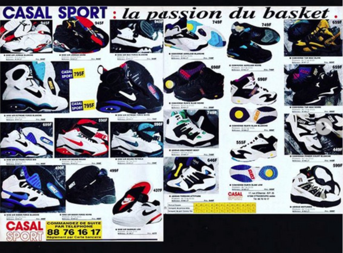 miszapas's tweet photo. Casal Sport 1993!
Can you name all of these beauties?
Check 90's sneaker history here: https://t.co/C19jnk0eiN
#nikeairforcehigh #airforcemax #airjordanviii #adidasmutombo #converseaerojam #airforcemid #nba90s #1993 #90sbasketball #nba90s #miszapas https://t.co/26Kb5iF51w