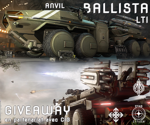 Elbe_Poly's tweet photo. 🔥 Félicitations à tous les participants de la dernière session de Jumptown sur #StarCitizen.
@RobertsSpaceInd et moi avons le plaisir de vous offrir en #giveaway un Ballista + LTI 🥳
 
📅 TAS le dimanche 21 mai vers 21h30
🔰 Pour participer : https://t.co/jSUIkosbvG https://t.co/9aWghpXc6s
