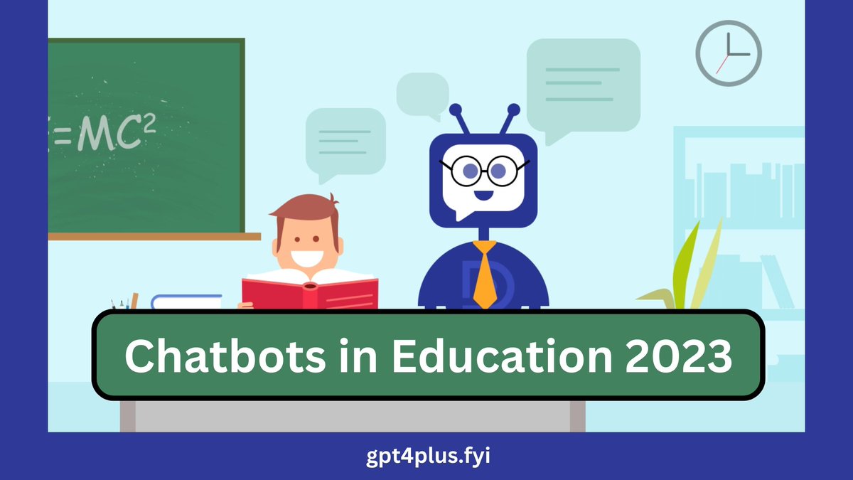 Gpt4Plus's tweet image. How chatbots in education are transforming the learning experience by providing personalized support, fostering student engagement, and streamlining administrative tasks. Explore the benefits, challenges, and future potential of chatbots in education.

gpt4plus.fyi/chatbots-in-ed…