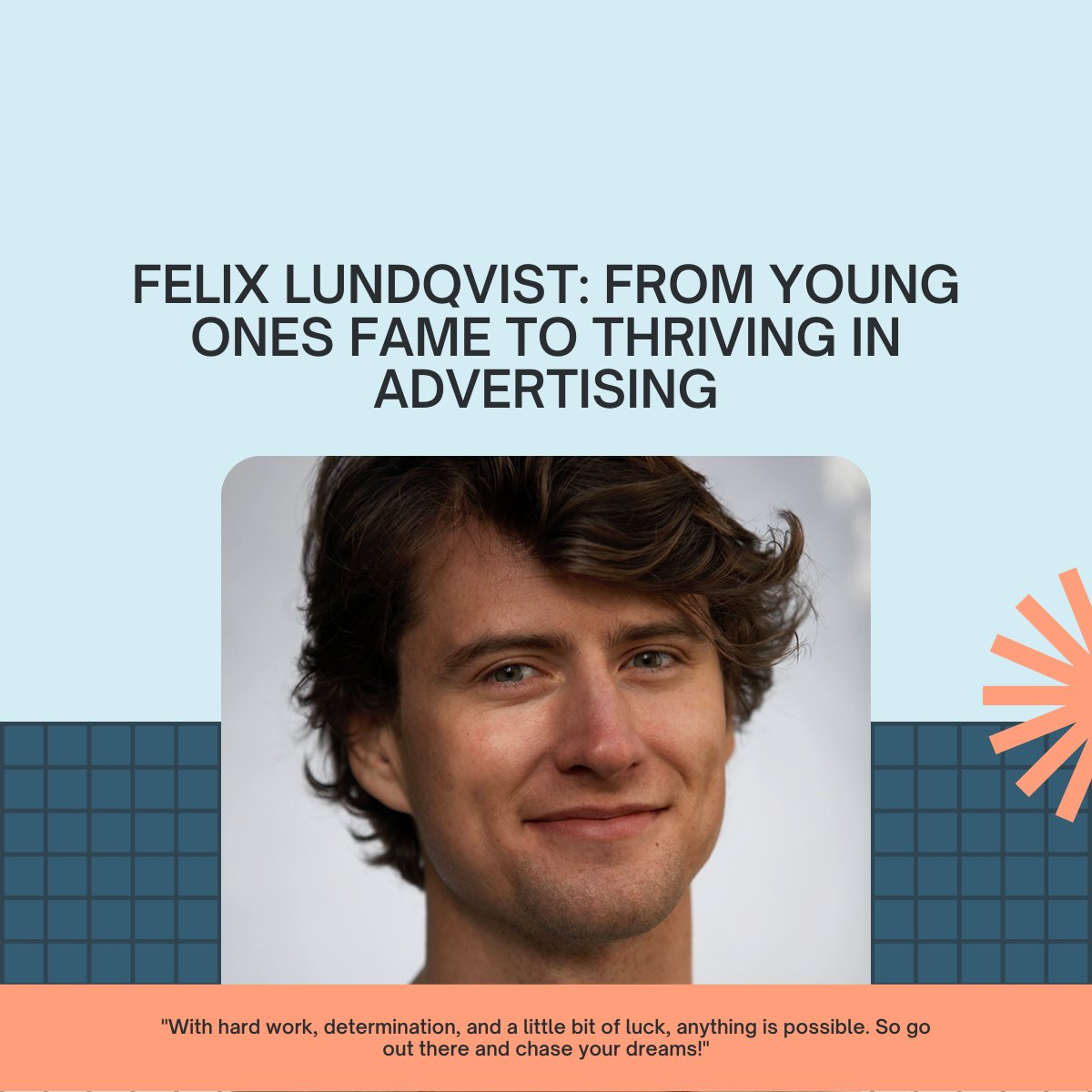 Felix Lundqvist is a 2020 Young Ones Gold Pencil winner
We talked to Felix to hear more about his experience entering and winning Young Ones. Read More - bit.ly/41AguSa