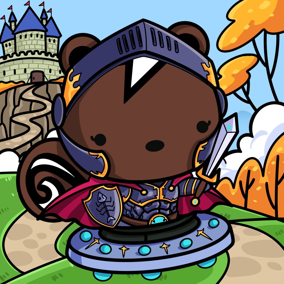 Name a princess you want Sir Gerald to save! 

Rules:
🏰Like and Retweet
👸🏻Comment the name
👑Hold a space squirrel

Prize:
1/1 Knight Squirrel

#CNFTGiveaway #CNFTCommunity