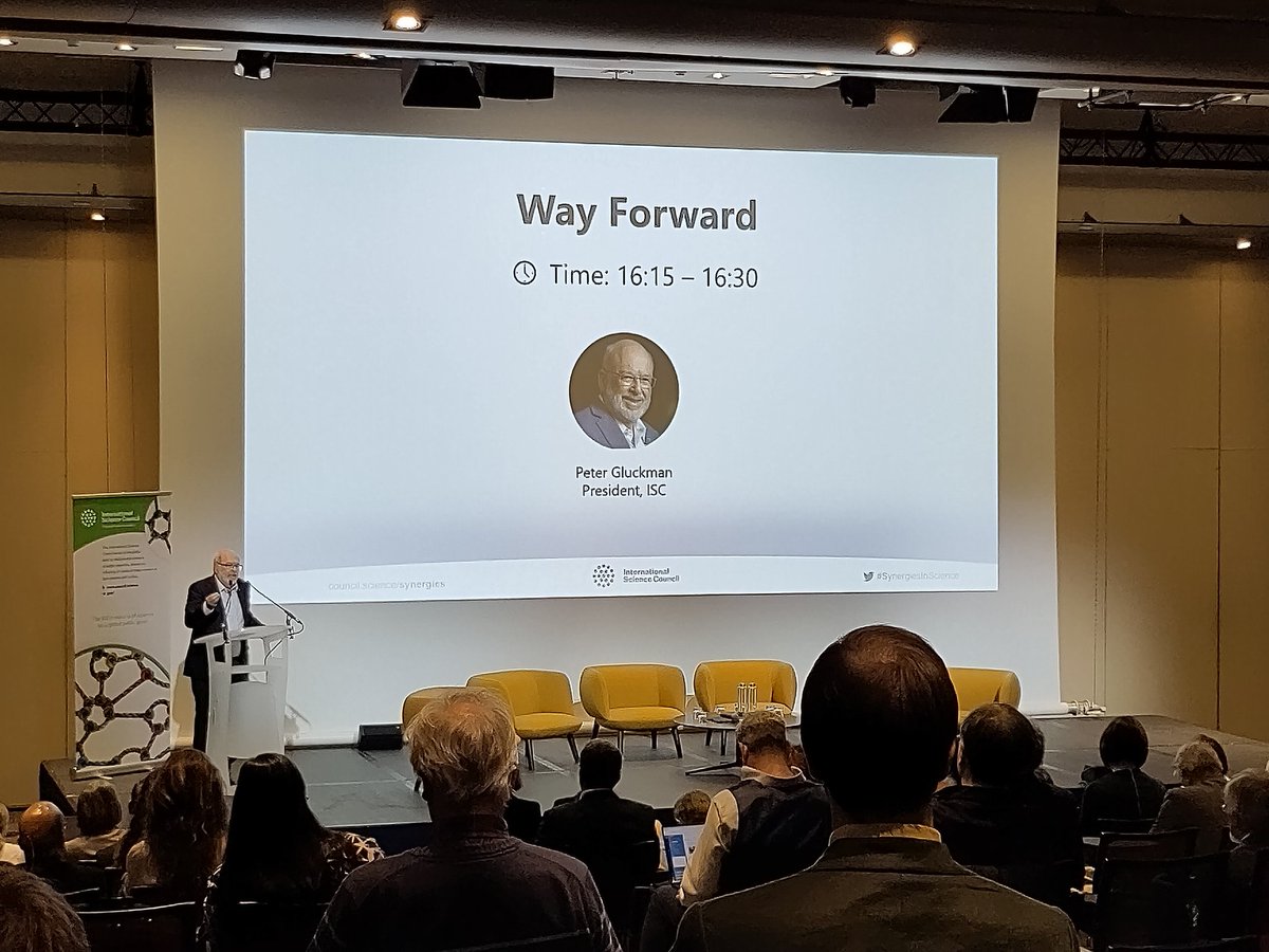 dswyber's tweet photo. Achieving policy needs those in power to make the right decisions, with the inputs of science providing the key condition for doing this: @PeterGluckman
@ISC #synergiesinscience
#libraries are therefore perhaps the hotline, enabling constant knowledge flow into government https://t.co/0NUocAHVaV
