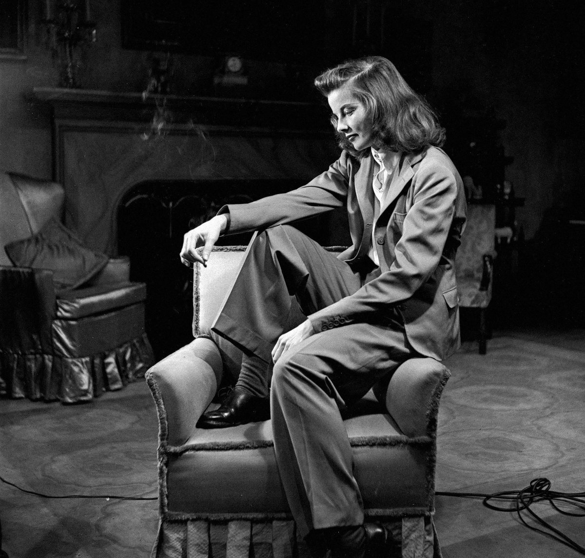 brandonmariemil's tweet image. BOTD #KatharineHepburn #ScreenLegend