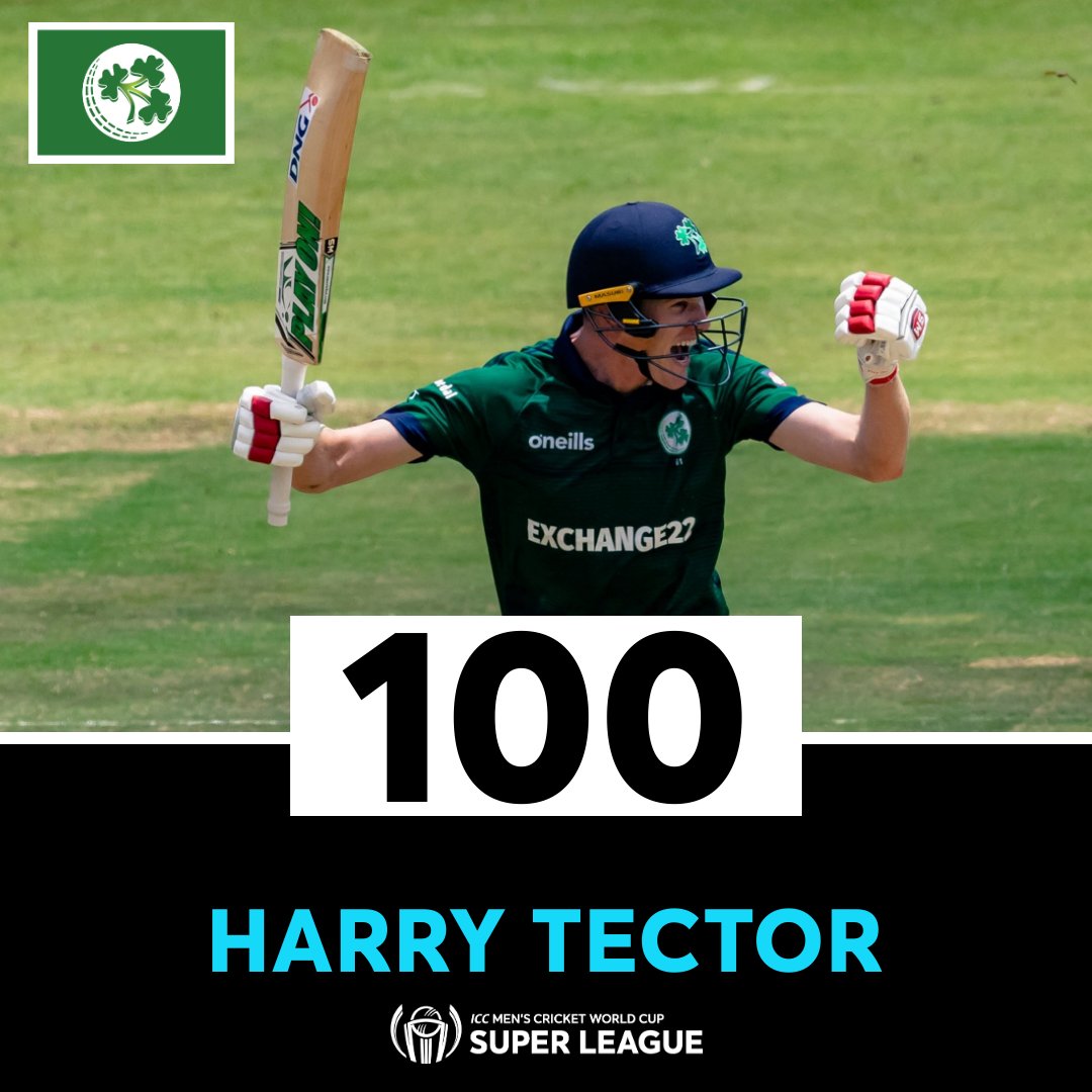 A sensational ton from Harry Tector 💥

Catch the #BANvIRE series LIVE and for FREE on ICC.tv (in select regions) 📺

📝: bit.ly/IRE-v-BAN-2nd-…