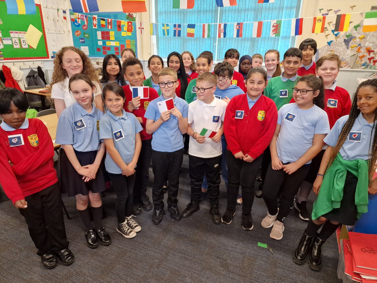 First #Eurovision experience for most of the class and what a blast we've had this afternoon! After all the juries gave their results, we had a clear, runaway winner! 3rd #Italy with 166 points, 2nd #France (a last minute surge) with 177 and clear favourite #Malta with 204! 😍