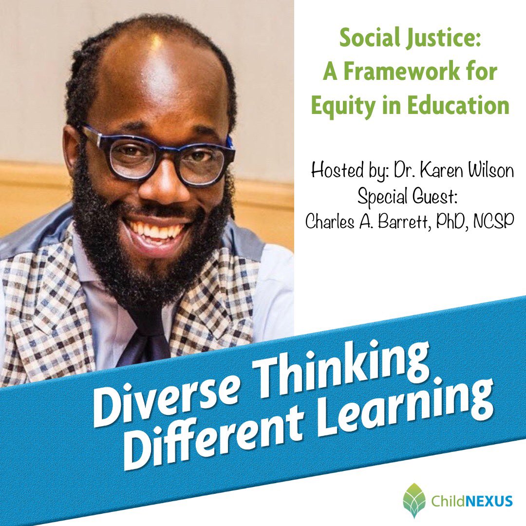 Thrilled that @_charlesbarrett - school psychologist and author of Social Justice in Schools - joined me to discuss actionable steps that parents, educators, and practitioners can take to promote positive outcomes for all students and communities - childnexuspodcast.com/ep-132-social-…