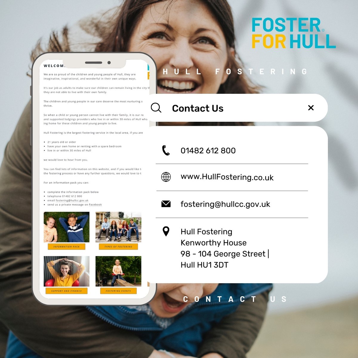 Could You Foster? Get in touch with Hull Fostering or visit their website HullFostering.co.uk

#FosteringCommunities #HullFostering #CouldYouFoster