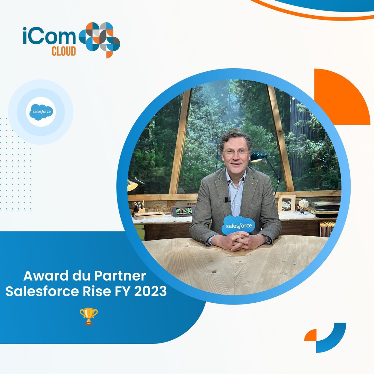 iCom_BS's tweet photo. 💛 Merci @SalesforceFR !
@iCom_BS a reçu ce matin l’Award du Partner #Salesforce Rise FY 23 ! https://t.co/JVtbs6Btbq