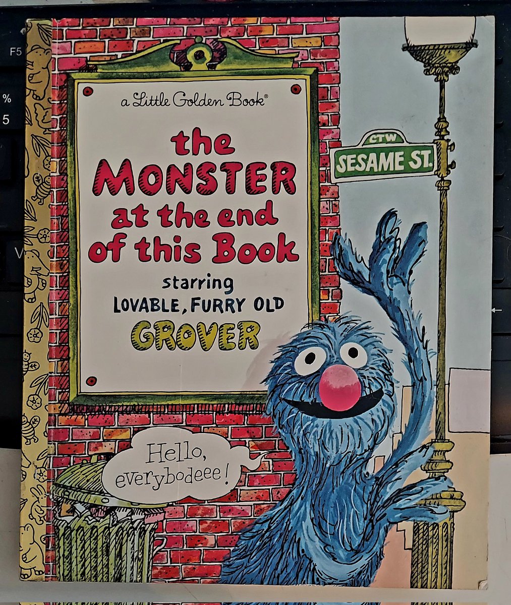 One of the classics of my youth.

#Grover #LittleGoldenBook