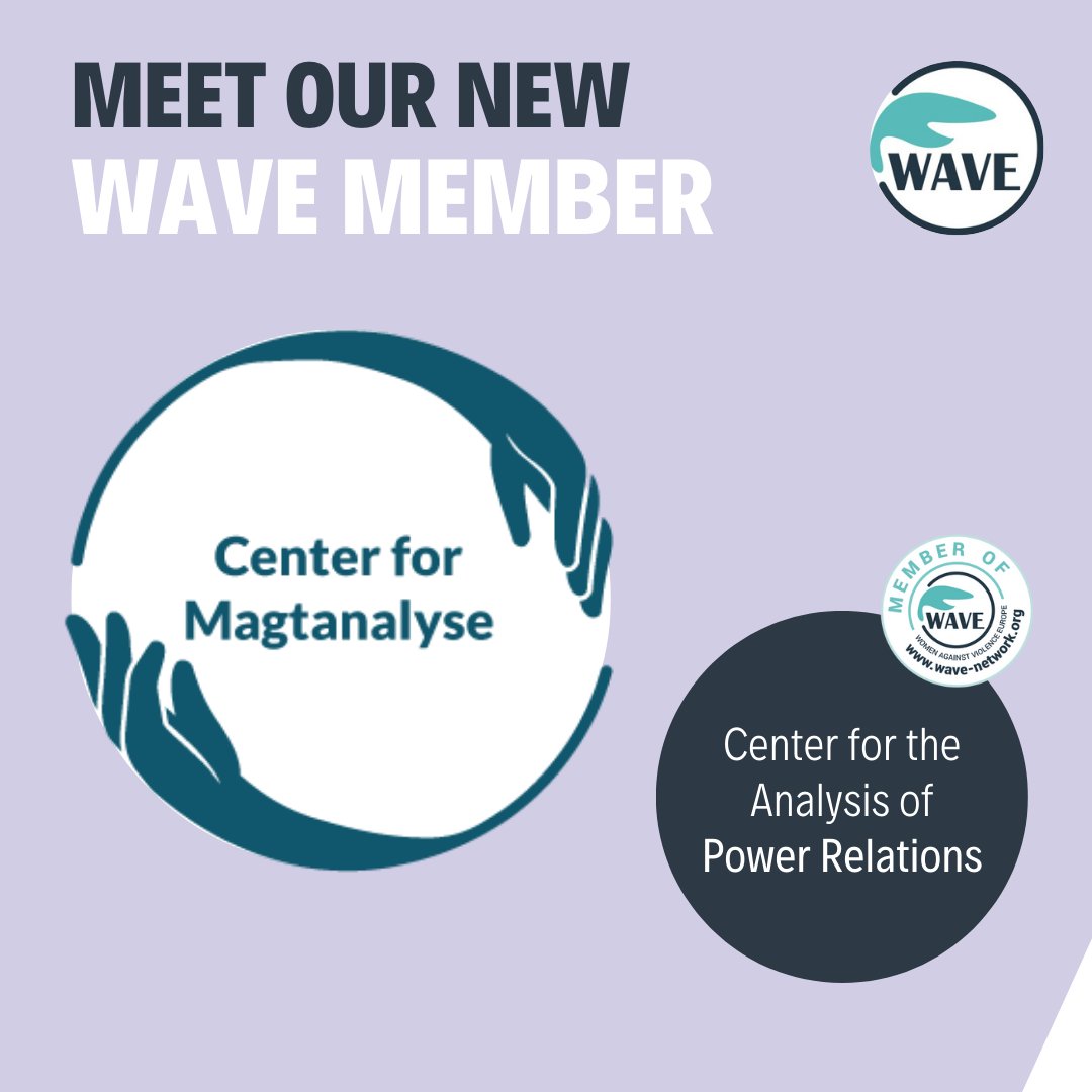 WAVE_europe's tweet photo. 2 new #WAVEmembers in a week! Please welcome our new 🇩🇰 WAVE member Center for the Analysis of Power Relations❗Thank you for joining the WAVE Network and for being part of our #WAVEofChange! 📣
Find out how to become a #WAVEmember here: https://t.co/dXHMghGiCr
#endVAWG https://t.co/IdnZ5i9zWj