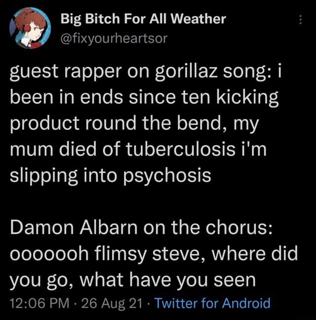 Abilityreturned's tweet image. Flimsy Steve