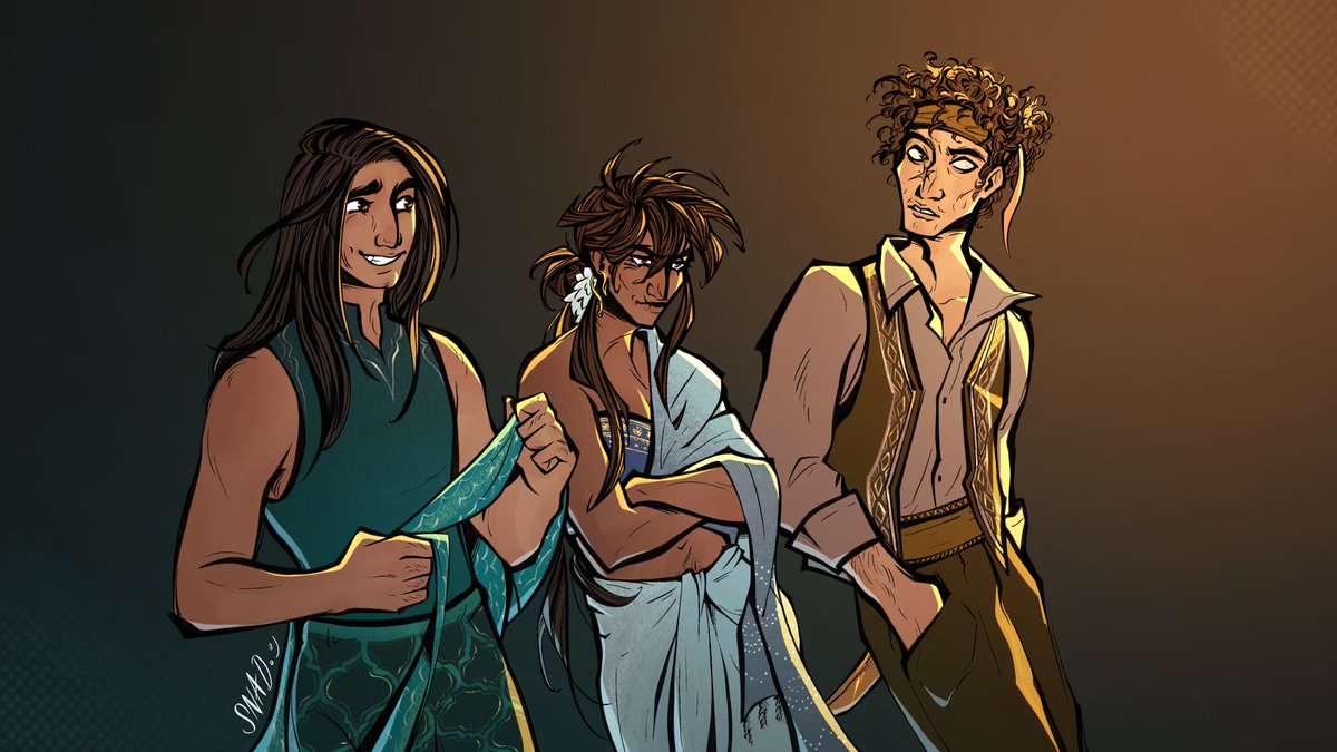 thesandbeast's tweet photo. absolutely not doing the background you all can have them in a void for now <3 ANYWAYS MUTINY BOOK 1 TRIO!!
#webcomiccharacters #originalcharacters https://t.co/48q1xSUlNH