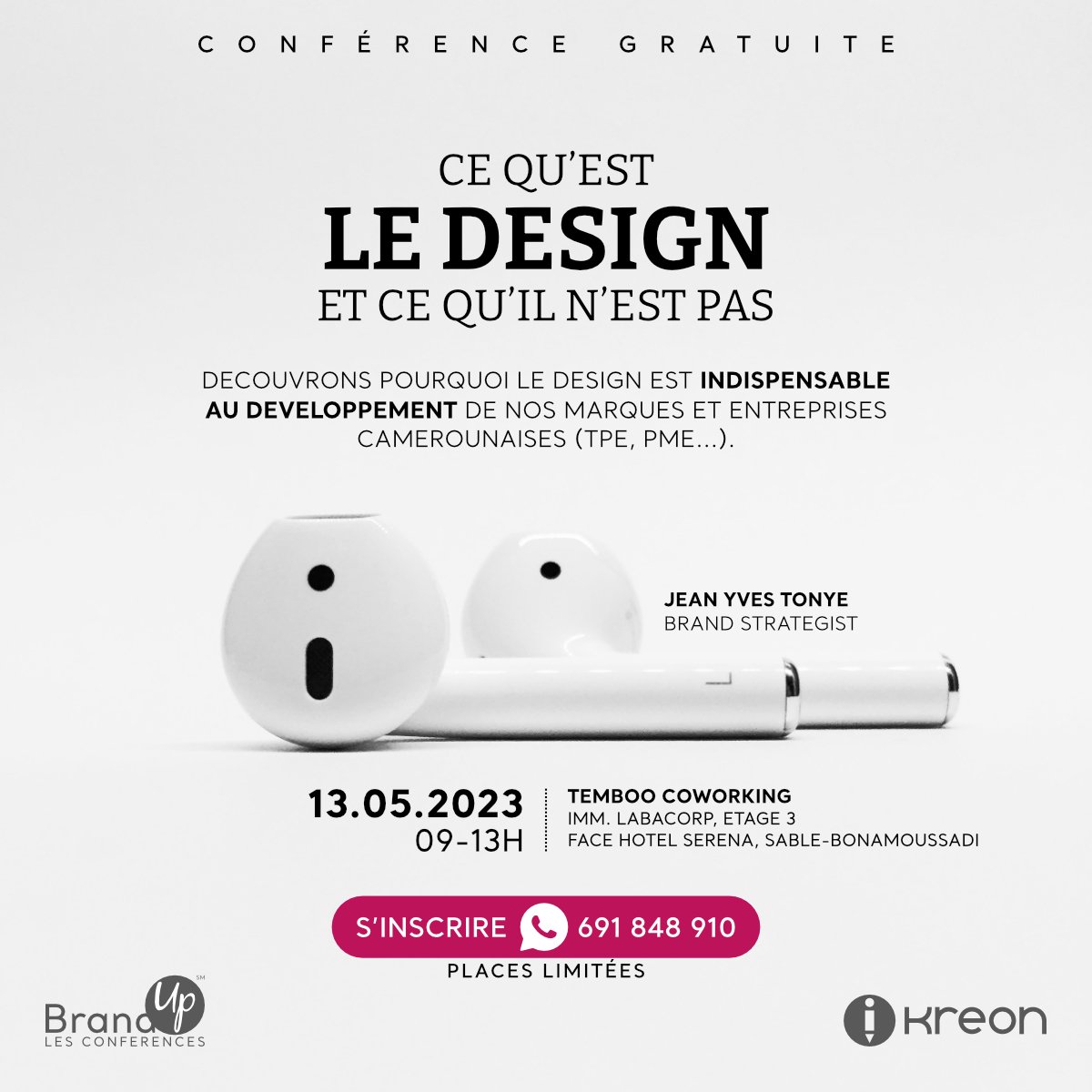 JY_Tonye's tweet photo. Le rdv c'est demain samedi 13 Mai.
#wethinkdesign https://t.co/WtZPG8r9ds