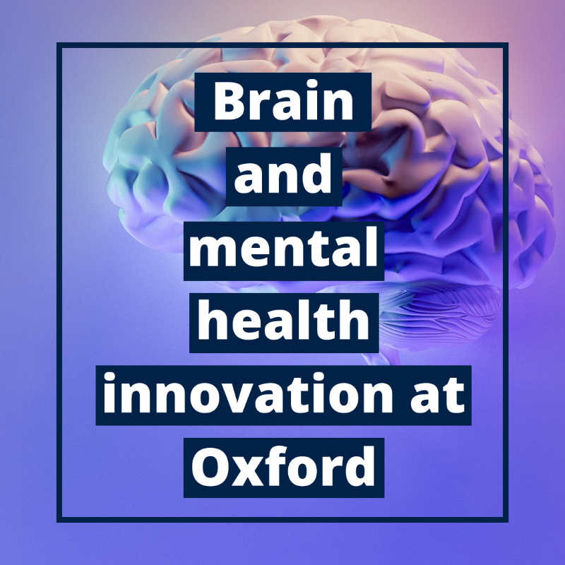 UniofOxford's tweet photo. 🧠 | With a breadth of research into conditions from anxiety and depression to stroke and neurodegenerative diseases, Oxford and its spinout companies are turning the tide on #MentalHealth.

#MentalHealthAwarenessWeek | #OxfordBrain
