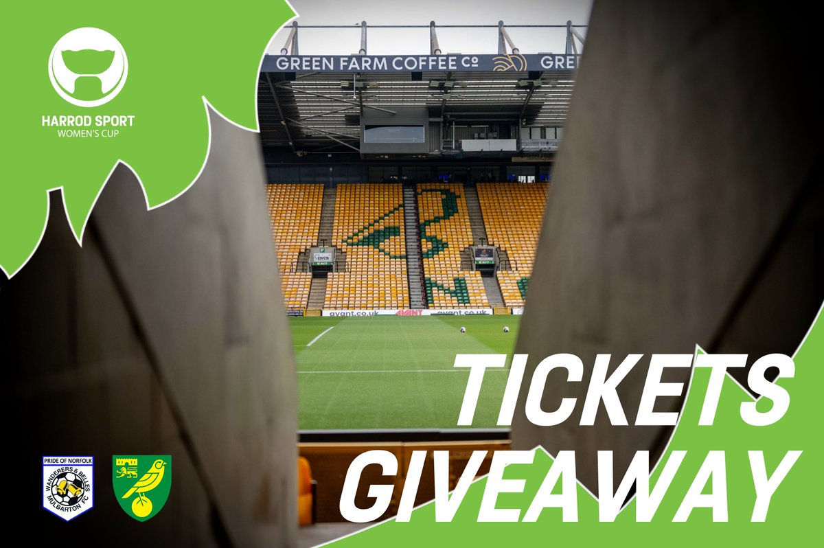 Norfolk FA County Cups (@ncfacountycups) on Twitter photo ποΈ TICKETS GIVEAWAY ποΈ
We are giving away 3β£ pairs of tickets for the <a href="/HarrodSport/">Harrod Sport</a> #WomensCup Final between <a href="/MulbartonLadies/">Mulbarton Wanderers Ladies FC</a> and <a href="/NorwichCityWFC/">Norwich City Women FC</a>!
To enter, all you have to do is RT this tweet & make sure that you are following us! Winner announced 5pm on Wednesday. β½οΈπ ποΈ TICKETS GIVEAWAY ποΈ
We are giving away 3β£ pairs of tickets for the <a href="/HarrodSport/">Harrod Sport</a> #WomensCup Final between <a href="/MulbartonLadies/">Mulbarton Wanderers Ladies FC</a> and <a href="/NorwichCityWFC/">Norwich City Women FC</a>!
To enter, all you have to do is RT this tweet & make sure that you are following us! Winner announced 5pm on Wednesday. β½οΈπ