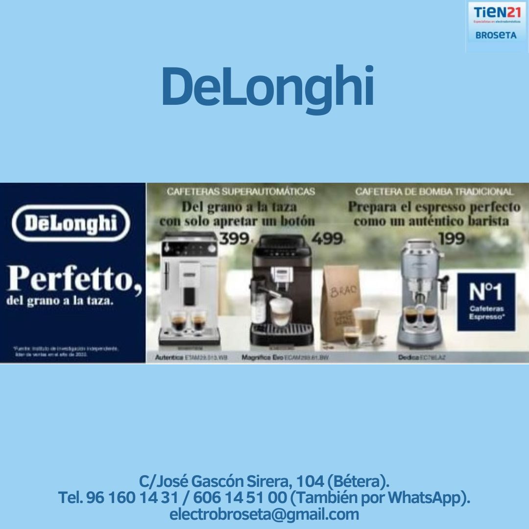 COMERCIOBETERA's tweet photo. Los mejores precios en #cafeteras los encontrarás en #ElectrodomésticosBroseta #Tien21. https://t.co/jTbN4nnF70