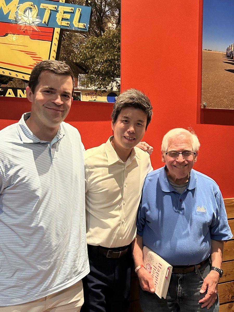 jillbbruin's tweet photo. Ucla Anderson Alumni Dallas Chapter event with one of our newest students Jason Sigmon ‘25 and one of our “veterans” Ron Duncan ‘79 and Marco Mai Chapter President! #uclaandersonalumni #uclaalumni #uclamba #uclaanderson https://t.co/tdJmJp9a5B