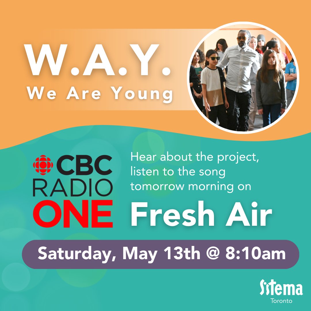 Sistema Toronto students are hitting the airwaves!  #Sistema #SistemaToronto #ElSistema #Toronto #TorontoKids #TorontoMusic #TorontoParents #TorontoCharity #TorontoMusician <a href="/CBCRadio/">CBC Radio</a> <a href="/CBCFreshAir/">Fresh Air</a> <a href="/CodyCoyoteMusic/">Cody Coyote</a> <a href="/BiggSoxx/">Saukrates</a>