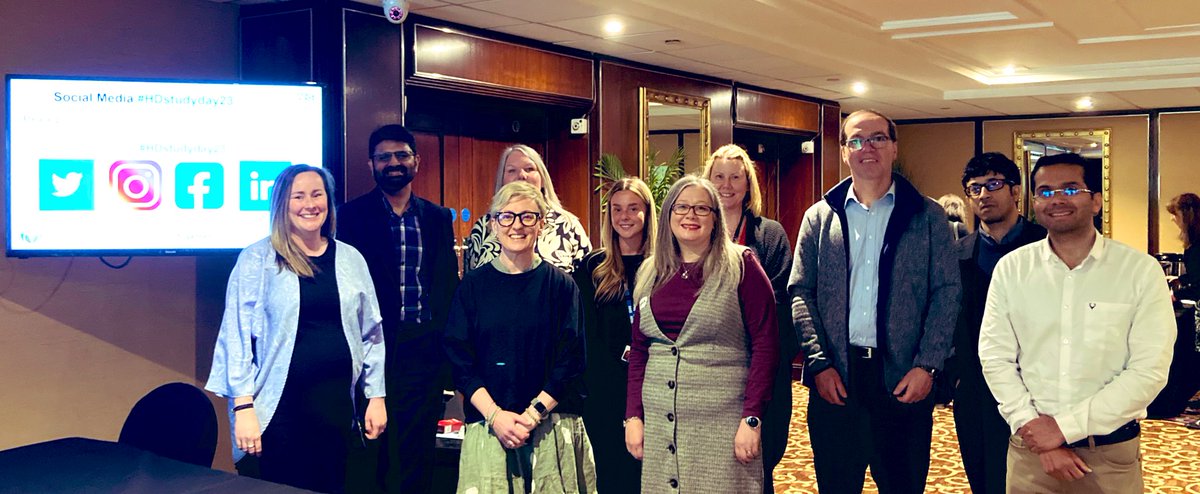 DukeLynsay's tweet photo. The fabulous HD team based at #walkergatepark @CNTWNHS  @cntwahp what a great #HDstudyday23 200 people attending,  insights from carers and sharing knowledge about Huntington’s Disease! https://t.co/mPUTAuMiaj