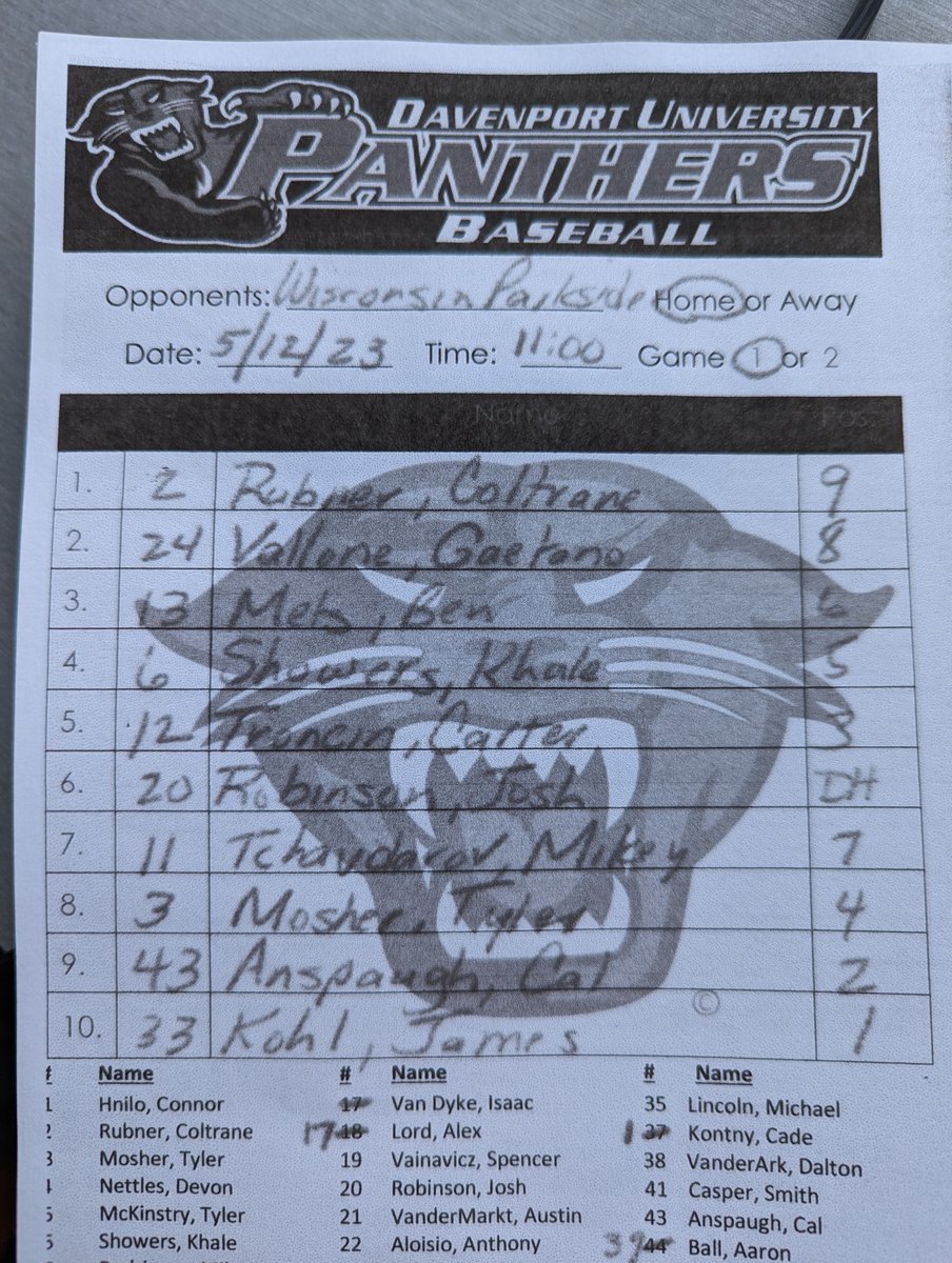 Davenport Baseball tweet media