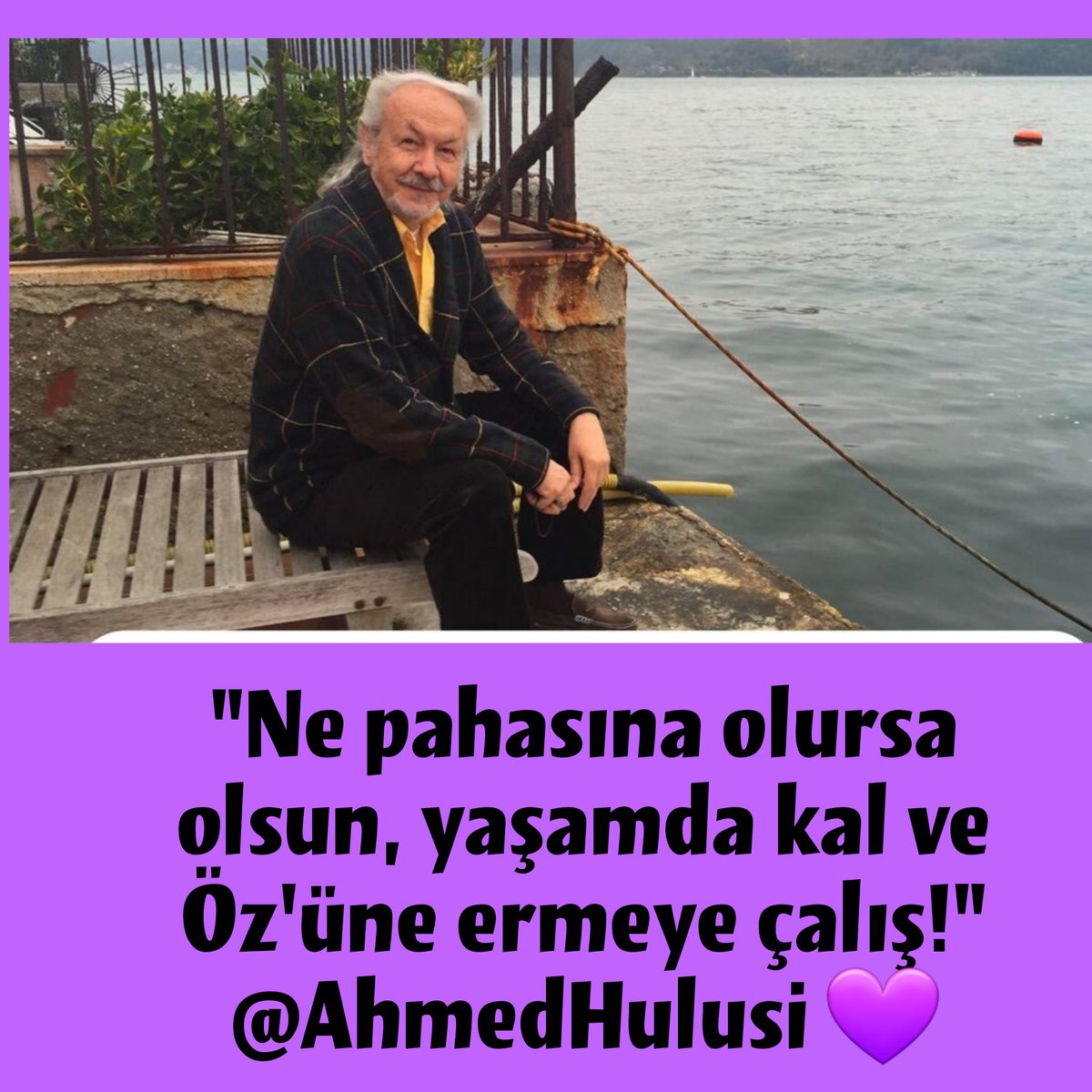 'Ne pahasına olursa olsun, yaşamda kal ve #Öz'üne ermeye çalış!' @AhmedHulusi 💜✨️💫 #AhmedHulusi #essence #ahmedhulusisevenleri #wwwahmedhulusiorg #allahaşkı #allahlove #CumamızMubarekOlsun #jumamubarak #Allahyolundayız #Enlightenment #Aydınlanma