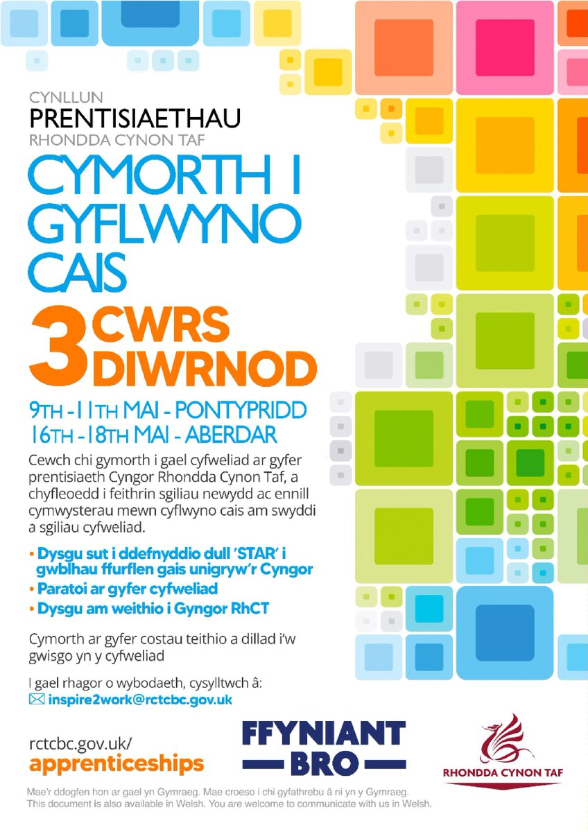 CfWplusRCT's tweet photo. Er Gwybodaeth
For Information https://t.co/ZIt34ixs5S