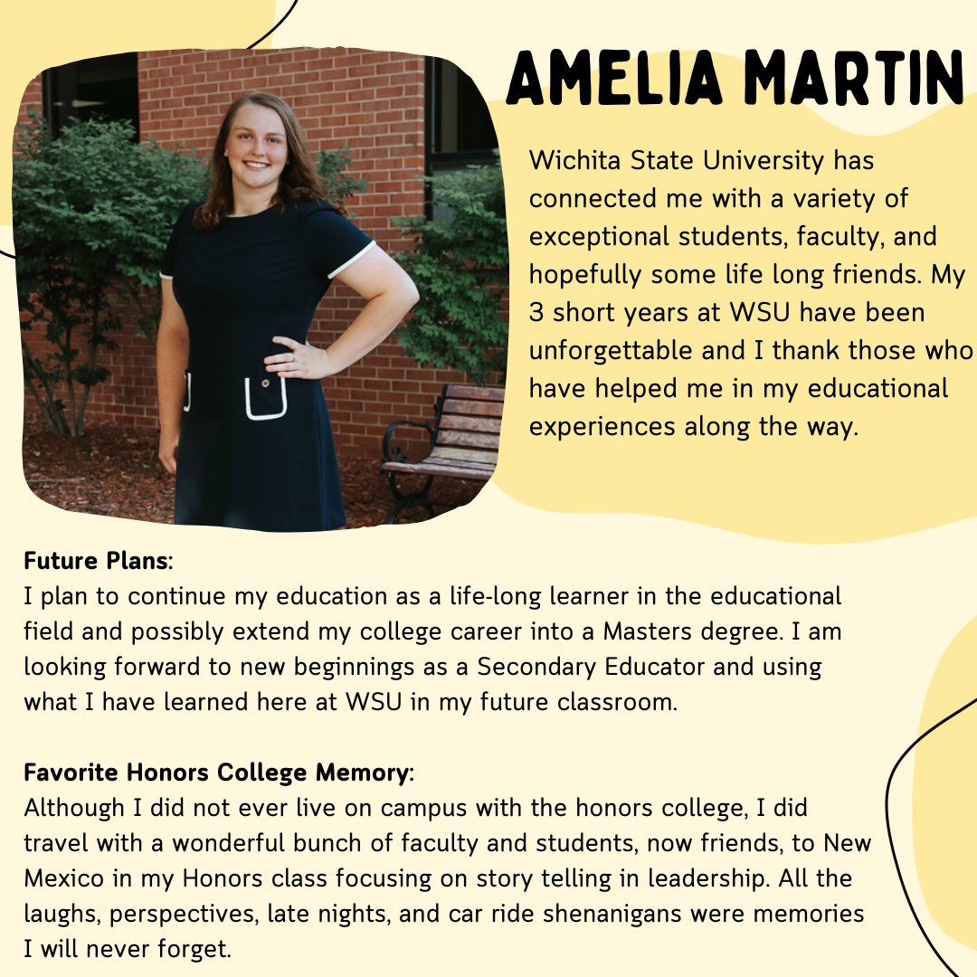 Cohen Honors College (@cohenhonorswsu) on Twitter photo Read about our Honors Graduates Joel, Delaney, David, and Amelias' time at <a href="/WichitaState/">Wichita State</a> as Honors Students and what their future plans are!ππ
#ShockerGrad #MoreMeaningfulWork #CohenHonorsCollege #WichitaState Read about our Honors Graduates Joel, Delaney, David, and Amelias' time at <a href="/WichitaState/">Wichita State</a> as Honors Students and what their future plans are!ππ
#ShockerGrad #MoreMeaningfulWork #CohenHonorsCollege #WichitaState