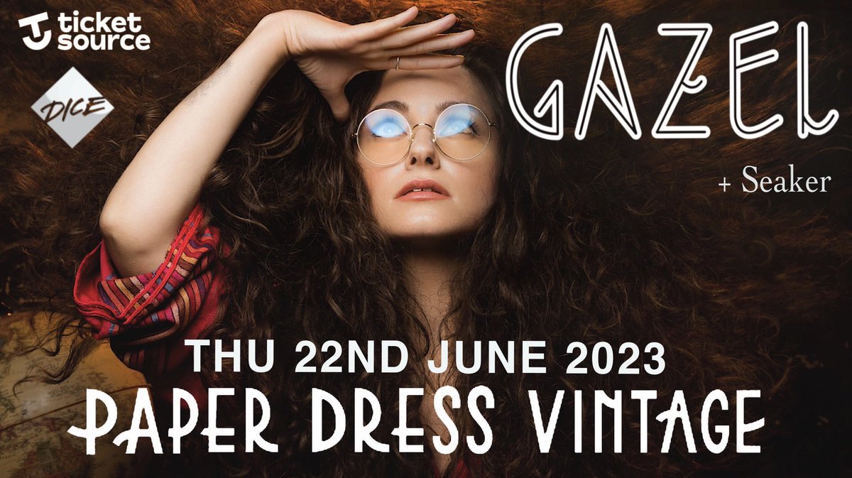 My next gig is at <a href="/paperdressed/">Paper Dress Vintage</a> on the 22nd June! 🌙✨🧿📿🔮 Tickets are now available. See you there 🪬

ticketsource.co.uk/gazel/t-nodvnkj
