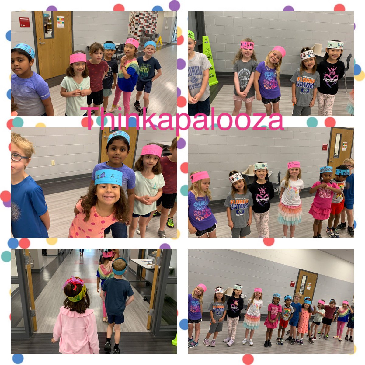 1coolteacher's tweet photo. Kindergarten Thinkapalooza at Prairie Trail! Kinder is showing off their thinking caps they made this morning! @PrairieTrailES @LewisvilleISD https://t.co/NFaDn1UvKC