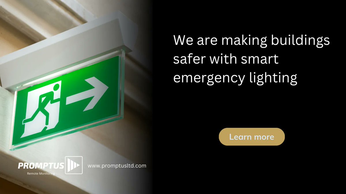 PromptusLtd's tweet photo. Our automated self-test and self-charge emergency lighting solutions can help you save time, money, and hassle! 🕐 💰 😤
➡️ https://t.co/lwpWi5jtGo
#IoT #IIoT #InternetOfThings #IoTProject #RemoteMonitoring #SmartBuildings #SmartBuild #Industry4 #Tech #NetZero #ESG #FF https://t.co/zLYh6d3KIv