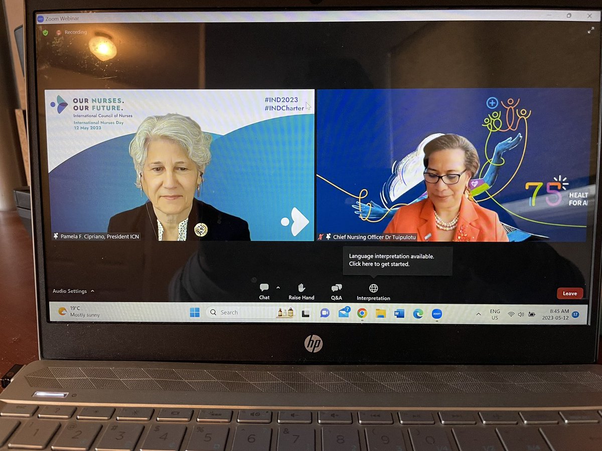 @PamCiprianoRN @ICNurses introduces the #INDCharter for change, workforce plans, protecting mental health of nurses, elevating nurses to leadership positions & nursing education. #InternationalNursesDay