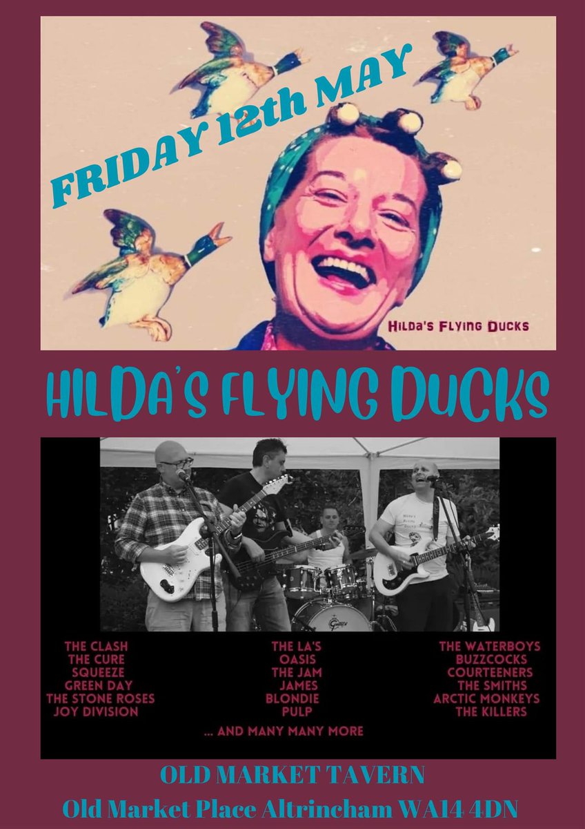 OldMarket_Tav's tweet photo. Tonight at the Tav!
Live from 9pm!
Join us for real ales, great atmosphere and great live music!
#Altrincham #livemusic https://t.co/WJcYKmy1SA