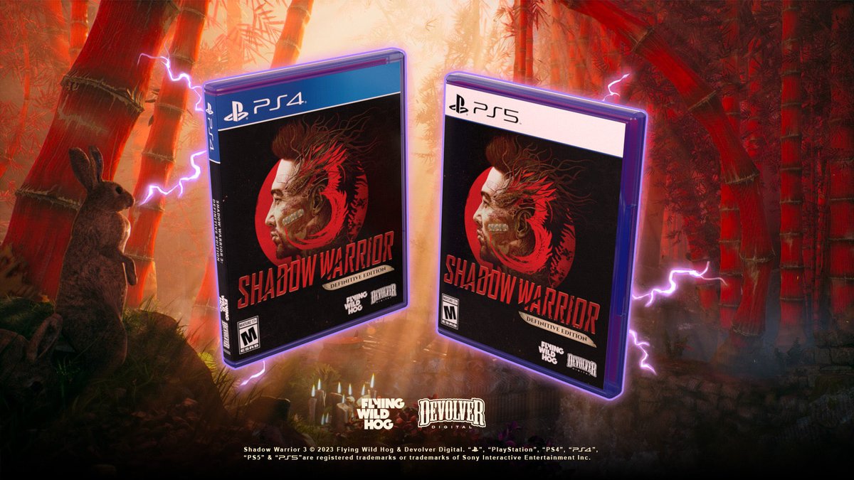 Devolver Digital on X: Shadow Warrior 3: Definitive Edition from  @Flying_Wild_Hog has a Wang-tastic retail release on PS5 and PS4 live now!  Americas:  Europe:    / X