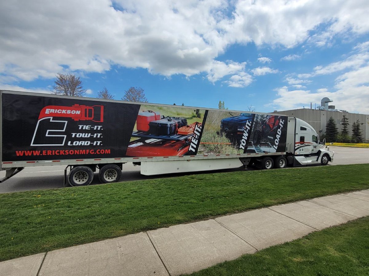 bigrigwraps's tweet photo. We #justwrapped this trailer for @EricksonMFG π
They're the North American leader in tie-down straps and load securement-related items & have been in the manufacturing business for over 30 years meeting the most rigorous standards in the industry. π
π https://t.co/InlnK3Y8YX https://t.co/gd103vKcZu