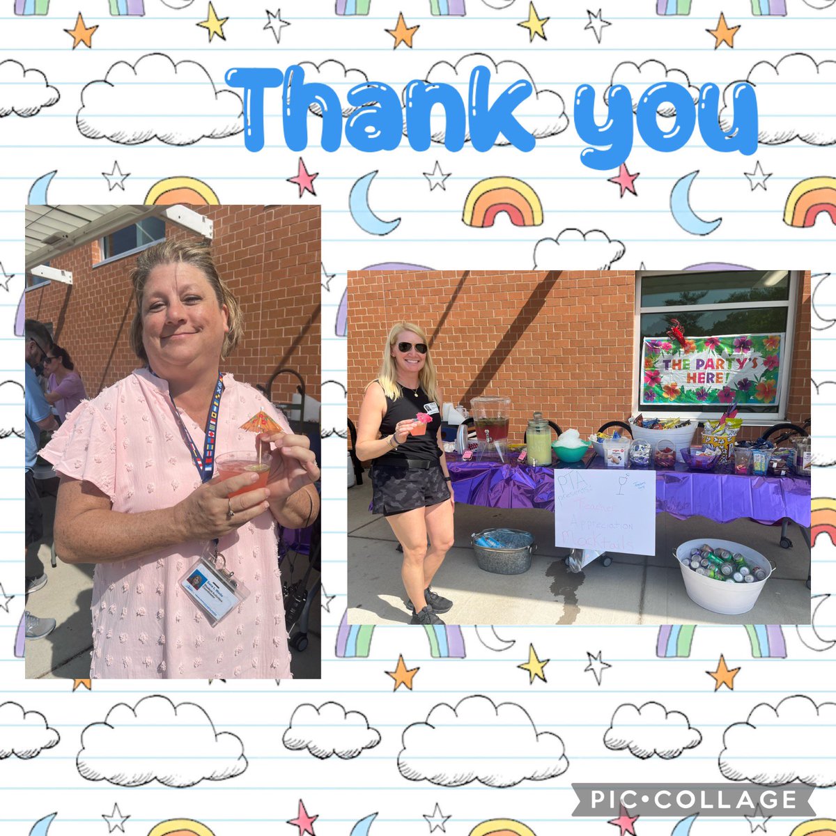 BrickellAcademy's tweet photo. Thank you @BrickellPTA for helping with #fieldday on this ๐ #funFriyay, and thank you for the delicious, delightful, and refreshing beverages and snacks for staff in honor of #TeacherApprecationWeek! #Honeygrovefamily @vbschools https://t.co/3UCJuLmjsE