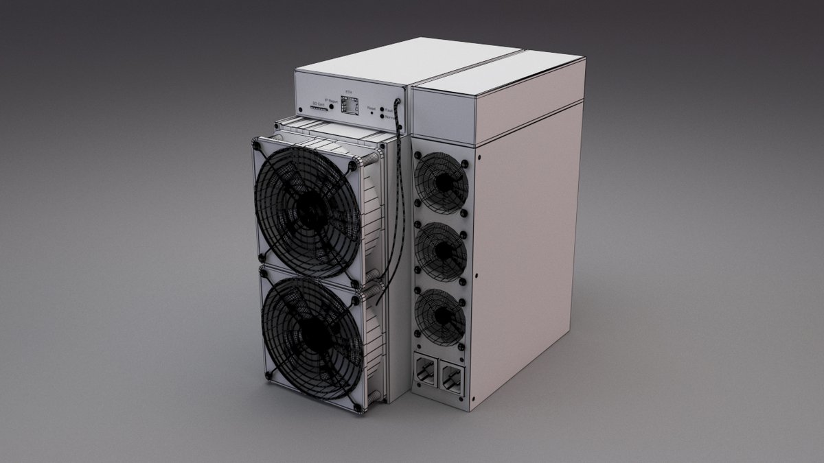 JK3D_Studio's tweet photo. ANTMINER S19 PRO Cryptocurrency Mining Hardware #3d_model
https://t.co/EwsKLeYsgB
#3dmodel #Free_3dmodel #Free_3d_model #3dasset #3d_asset #3d_max #3ds_max #obj #c4d #blender #3d_Modeling #3dModeling #discount
#jk3dstudio #miner #S19_PRO #Cryptocurrency_Mining_Hardware https://t.co/LsGVKPei3P