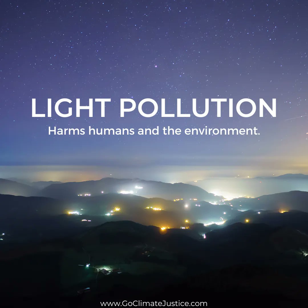 climatejustice0's tweet photo. Artificial light disrupts the natural sleep cycles of both humans and animals, leading to negative and potentially deadly consequences. 

#pollution #lightpollution #climatechange #environment #climatecrisis https://t.co/V7ULp8wARF