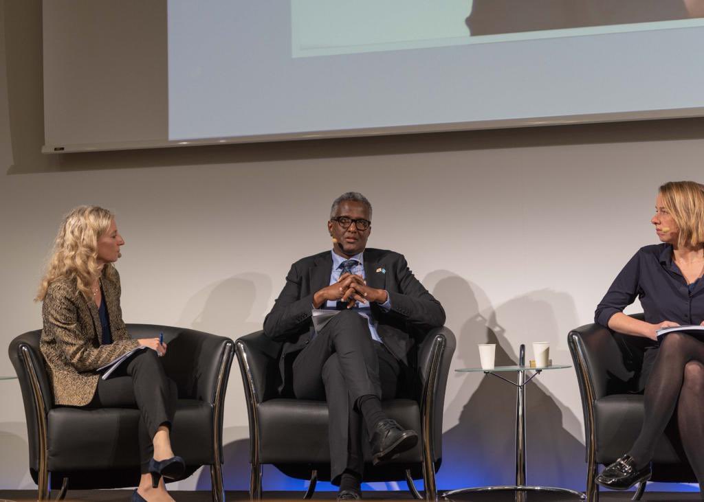 ergayga's tweet photo. The Special Envoy, H.E @AAbdishakur has called on tackling the root causes of food insecurity by supporting resilience schemes, and investing in agriculture as means towards lasting solutions to IDPs. The SE was speaking during the @IDMC_Geneva  2023 GRID in Geneva, Switzerland. https://t.co/s9eJpsK35s