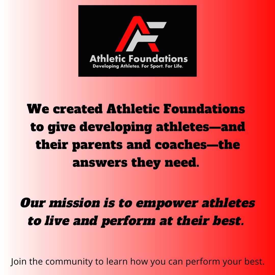 Athletic Foundations (@athleticfndns) on Twitter photo 