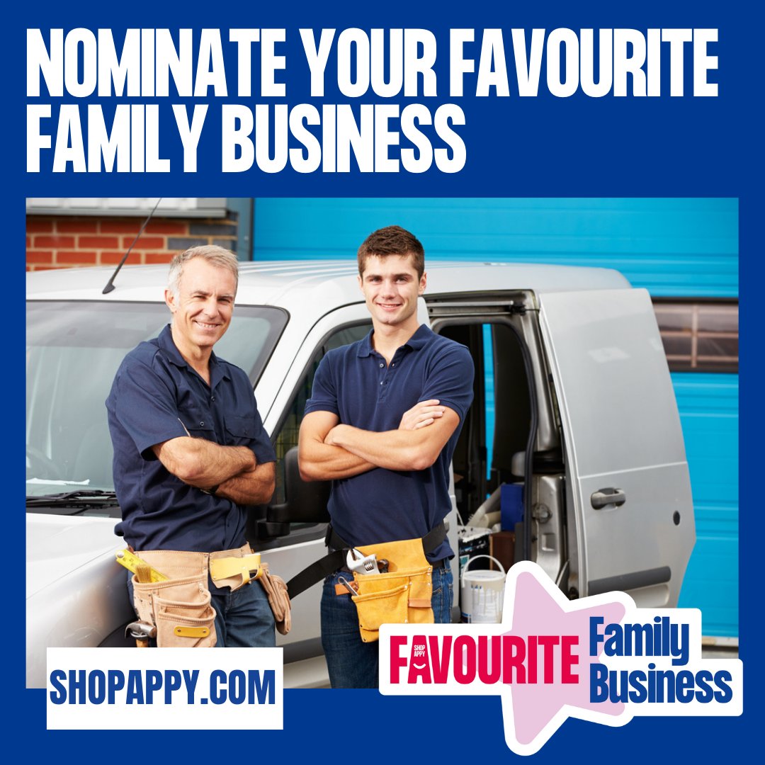 WalsallCouncil's tweet photo. Don't forget our friends at @ShopAppyUK are still on the hunt to find the UK's Favourite Family Business ๐๏ธ
It takes less than a minute, why not nominate your favourite family business from Walsall here ๐ https://t.co/nL9tyYru6U
#ShopAppy #FavouriteFamilyBusiness https://t.co/q20jKEWRpA