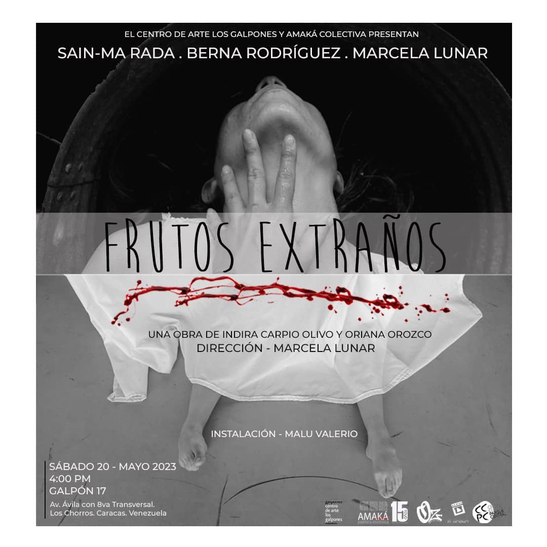 iberna21's tweet photo. FRUTOS EXTRAÑOS obra de danza-teatro de Amaká Colectiva se presenta en Centro de Arte @losgalpones - Sábado 20 de mayo 4:00pm - entradas en preventa > amakacolectiva@gmail.com https://t.co/68tC8YycLQ https://t.co/G2Vv1DnBpH