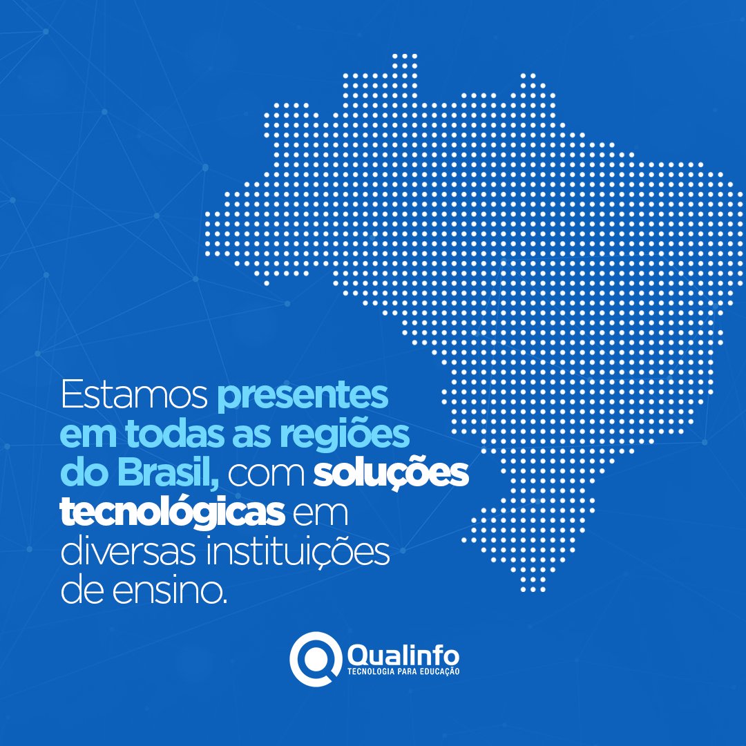 qualinfo's tweet photo. A Qualinfo acredita em suas ferramentas e cada vez mais instituições de diferentes estados do Brasil têm integrado os processos de gestão com nossa empresa.

Venha #SerQualinfo!

💻Site: https://t.co/bNfrajPZz7

#Qualinfo #Software #Educação #GestãoAcadêmica #tecnologia #IES https://t.co/wrLS4DVcix