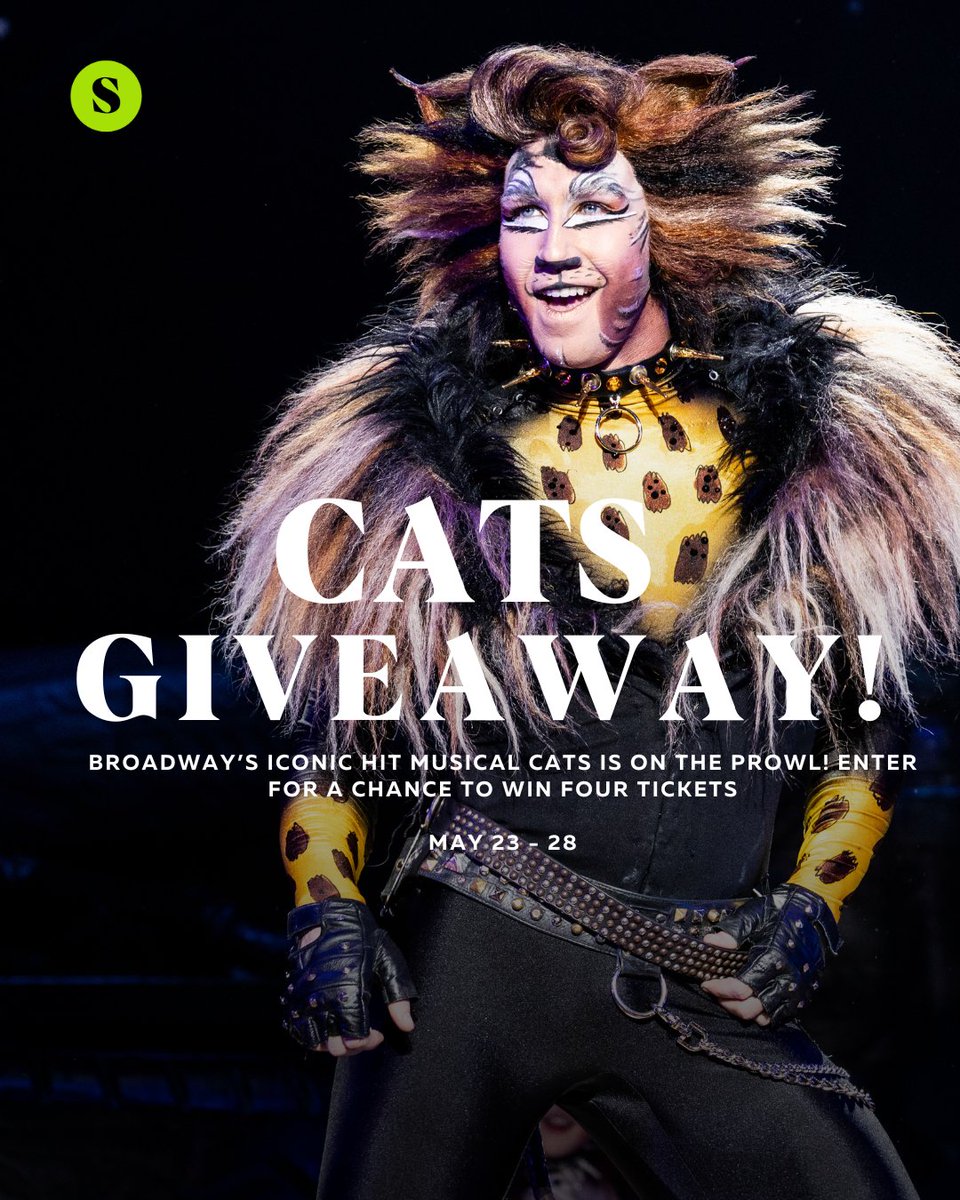 stir_vancouver's tweet photo. GIVEAWAY! Broadway’s iconic hit musical CATS is on the prowl. The long-standing theatrical show is coming to Vancouver from May 23-28

Enter to win 4 tickets for opening night on May 23

To enter
1) Follow @stir_vancouver @bactouring
2) Retweet this

https://t.co/uChVnbKVgW https://t.co/hxAVuiR3ek
