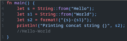 raimonomiar's tweet photo. Concatenation with format in rust
#rustlang #learningrust https://t.co/1yMoW9b0uL