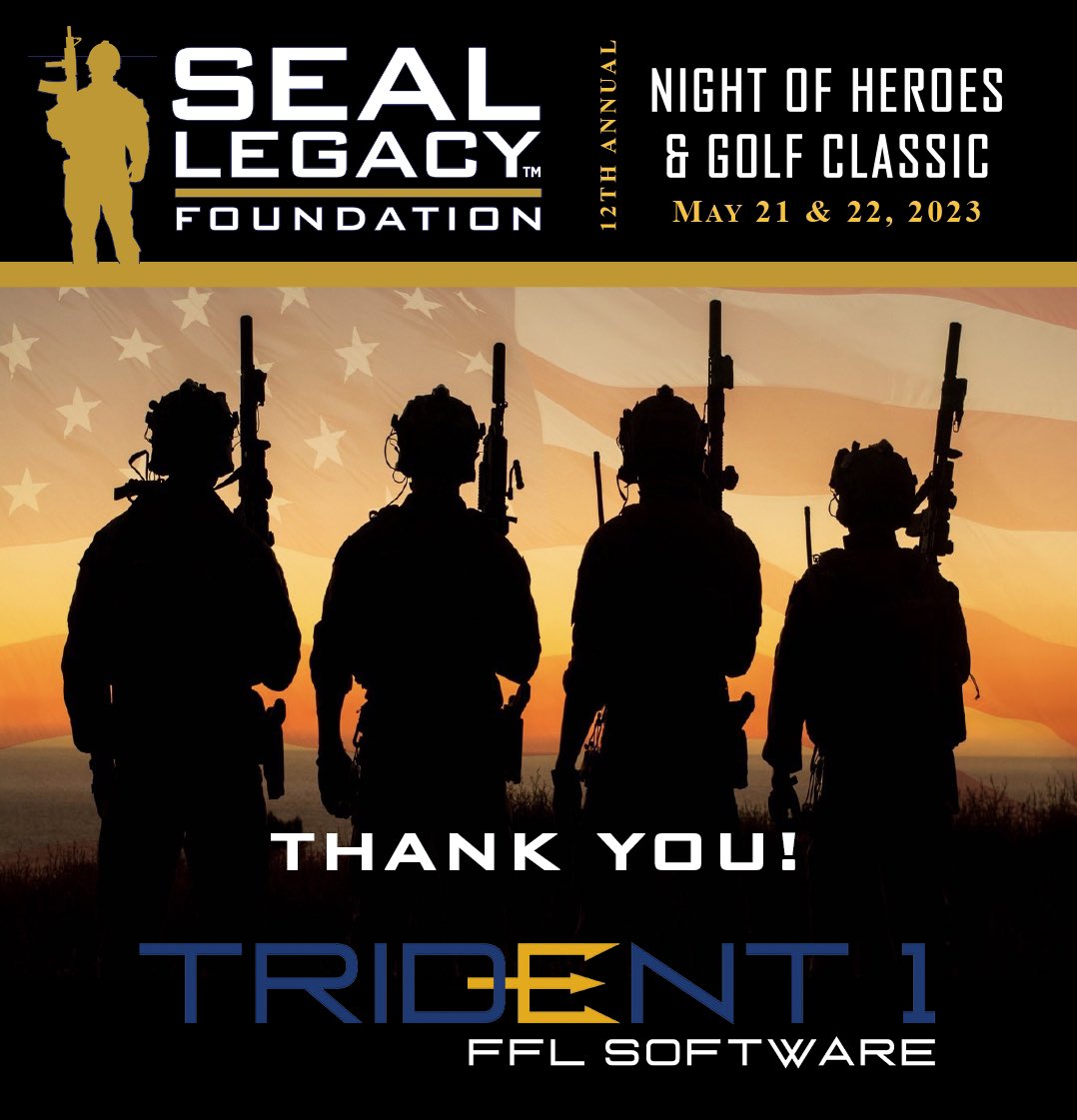 SEALLegacy's tweet photo. Special thanks to @Trident1pos for their generous support of the SEAL Legacy Foundation Night of Heroes &amp; Golf Classic in Houston! 🇺🇸
 
Limited spots are still available at: https://t.co/9gE6wwS44q https://t.co/VNGIVczYYm