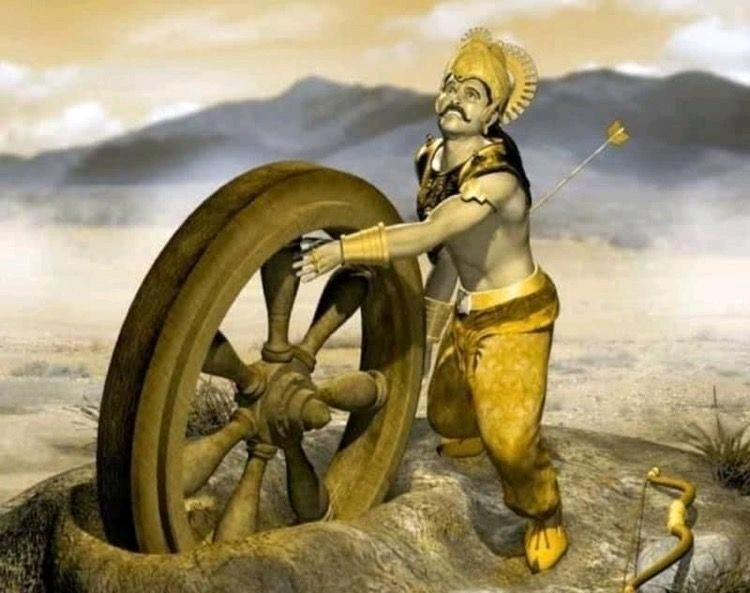 In Mahabharat's local version, Karn asks Lord Krishn - "My mother left me the moment I was born. 

Is it my fault I was born an illegitimate child?

I did not get the education from Dhronachary because I was considered not a Kshatriya.  1/n