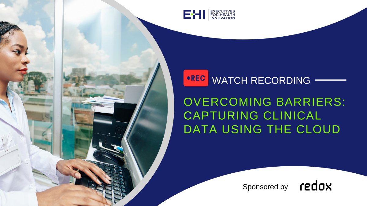 Watch leading providers address the challenges of connecting data from #EHRs and other legacy systems to the #cloud. ow.ly/2HGV50OlFNY <a href="/Redox/">Redox</a>