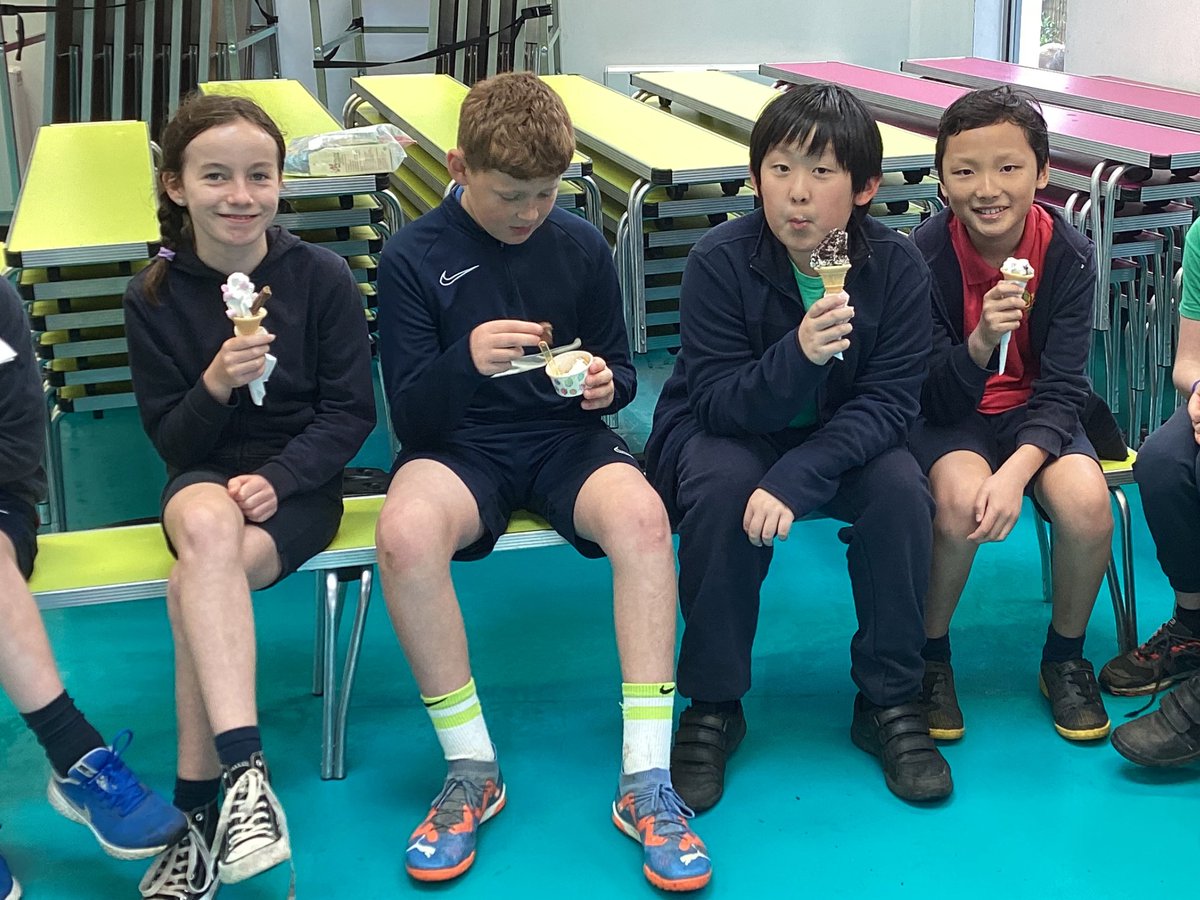 Year 6 have been celebrating the end of SATs with a water fight and a visit from the ice cream van. Thank you to the PSA for our ice creams! We are so proud of each and every one of you for working so hard. #flyhigh