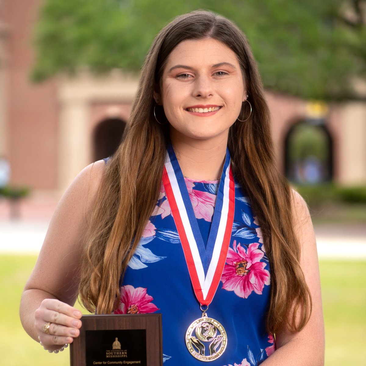 CCE is proud to recognize our ninth recipient, Olivia Knight, who will be graduating with 202  service hours. Olivia participated in a community-engaged learning experience as the coordinator of the Do Good Week for Delta Gamma. Congratulations Olivia!